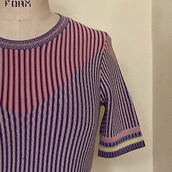 BCBG MAXAZRIA Kayla Crop Knit Top SMALL - Picture 4 of 11